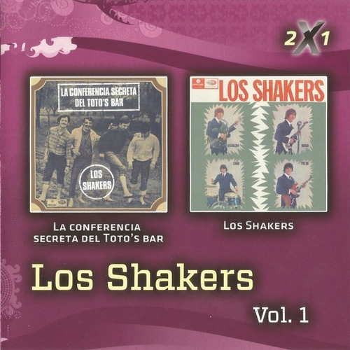 Los Shakers 2x1 Vol. 1 Reedición 2 Cds Difusion Versión Del Álbum Estándar