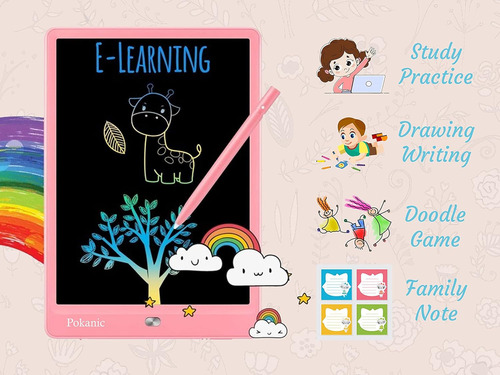 Colorido Lcd Pad Dibujo Tablet Aprendizaje Y Educación...
