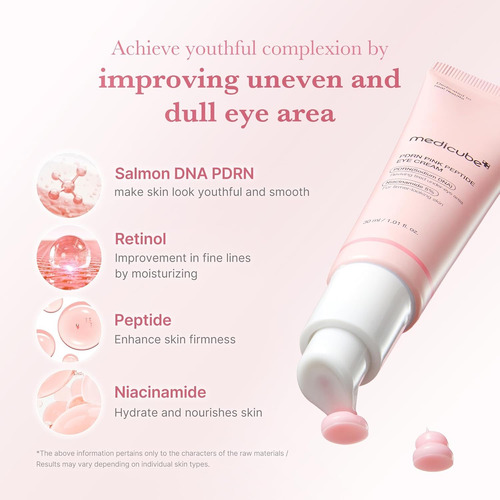 Serum Pdrn Pink Peptide Eye Cream Con Péptido Rosa Normal A Seca Día/noche
