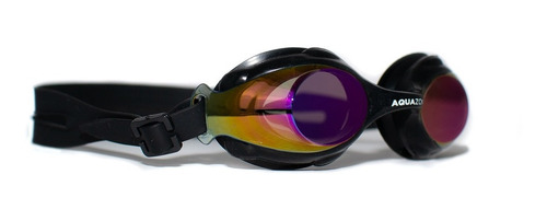 Imagen 3 de 5 de Goggle Aquazone Gummy Metal Negro/tornasol