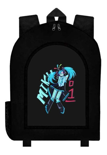 Mochila Negra Miku A46