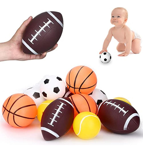 12 Pelotas Deportivas Para Niños Pequeños De 1 A 3