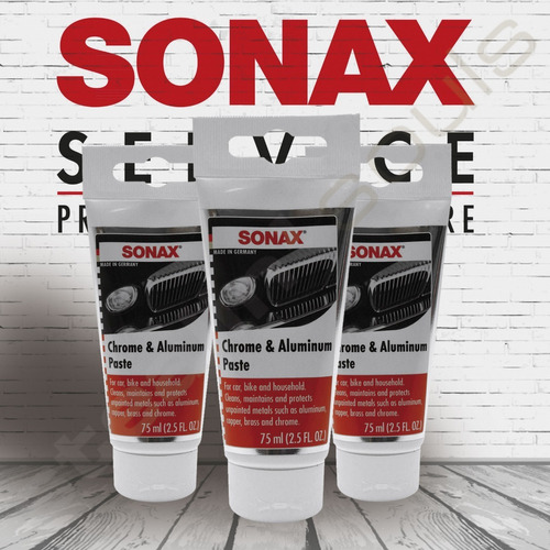 Imagen 1 de 7 de Sonax | Chrome & Aluminum | Pulidor Cromado / Aluminio | 75m