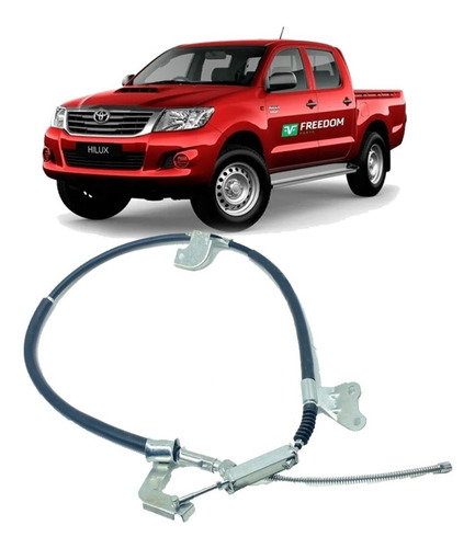 Imagem 1 de 4 de Cabo De Freio De Mão Toyota Hilux 2006 Até 2015 Direito