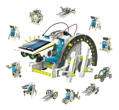 Robot Solar Armable 13 En 1 Proyecto Ciencia De Robotica