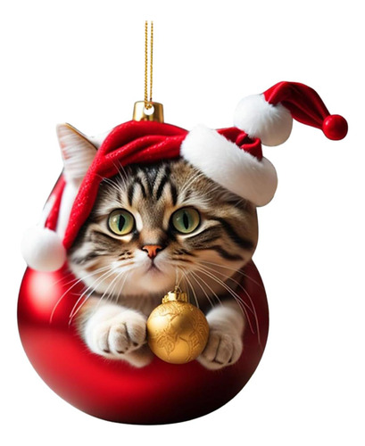 Decoración Navideña De Gatos, Figura De Gato, Estilo C