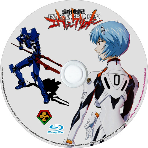 Serie Evangelion +director´s Cut+peliculas Bluray Disc 1080p