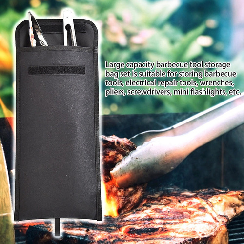 3 Bolsa De Almacenamiento De Herramientas Para Barbacoa,