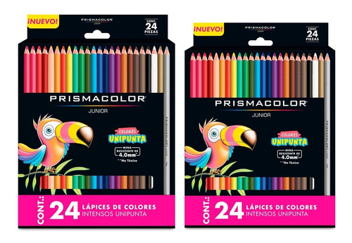 Lápices De Colores 2 Pack De 24 Pz Prismacolor Junior Sms