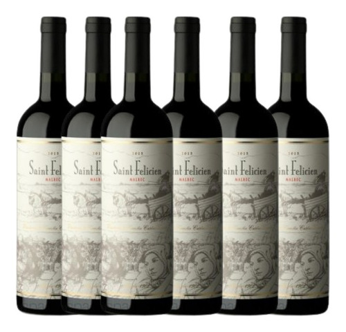 Vino Saint Felicien Malbec Caja X6u