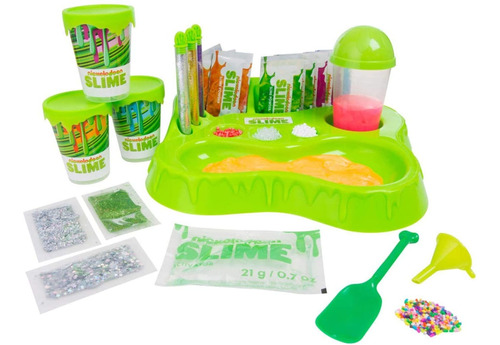 Crea Tu Propío Slime Nickelodeon Glitter Estacion De Slime