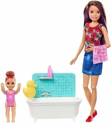 Barbie Skipper Babysitters Set De Muñecas Barbie Niñera Ju