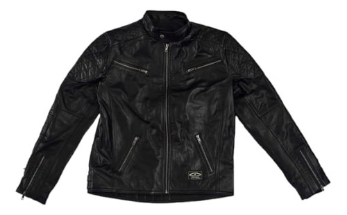 Campera Cuero Brooklyn Flagstaff Protecciones Teo Motos