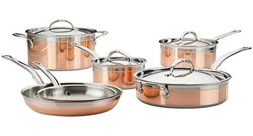 Hestan - Colección Copperbond - Juego De Utensilios De Cocin