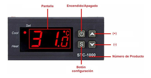 Controlador De Temperatura Digital 110 220v Sct-100