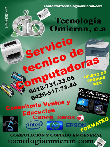 Imagen 9 de 10 de Servicio Tecnico Profesional En Pc Y Equipos De Copiado