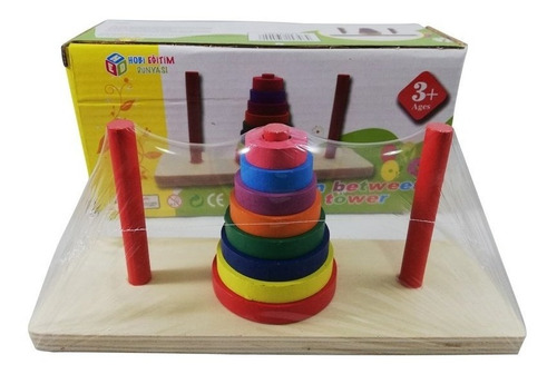 Torre De Hanoi Juego Matemático Recurso Didáctico + Factura