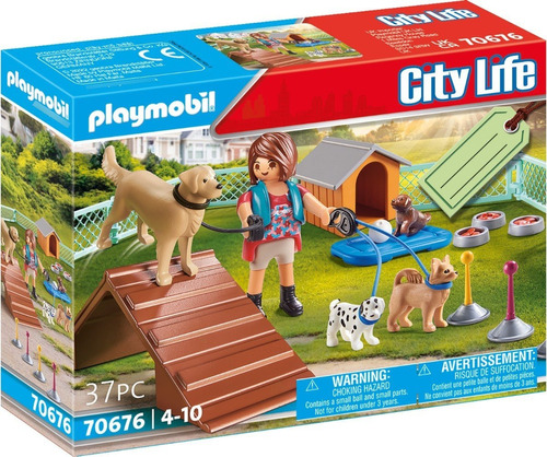 Playmobil : Gift Set - Set De De Entrenador De Perros