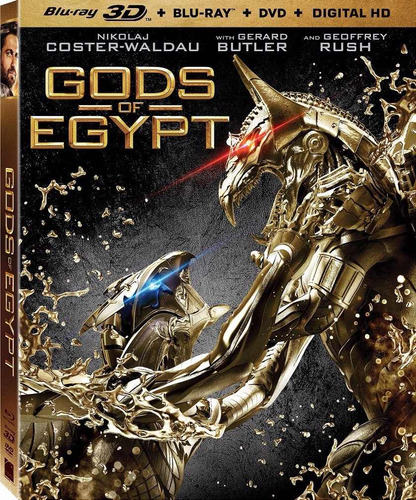 Blu-ray Gods Of Egypt / Dioses De Egipto 3d + 2d + Dvd