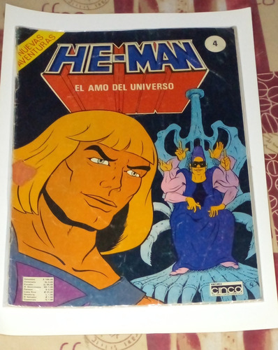 He-man 4 Antiguos Comics 