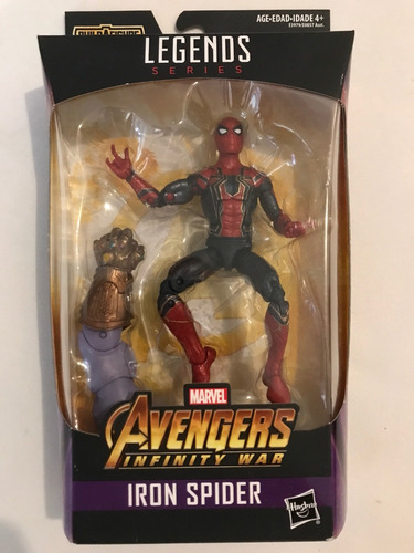 Iron Spider Man Marvel Legends Infinity War Thanos Baf Hasbr (Usado)