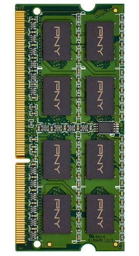 Memória Pny Mn4gsd31600bl para Notebook 4gb Ddr3 1600mhz Verde