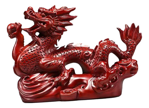 Figura De Dragón De Año Nuevo Chino Tallada En Estilo C