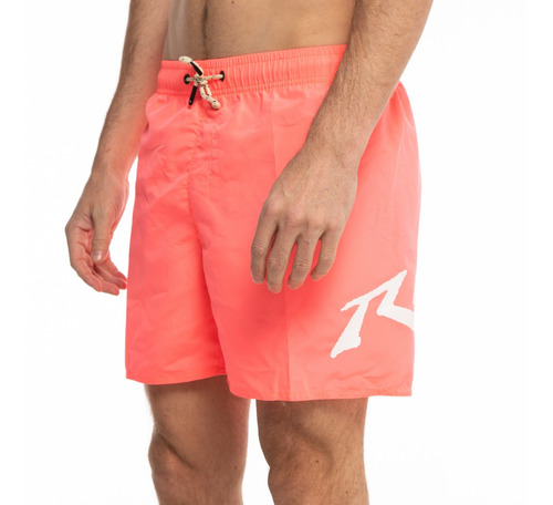 Short De Baño Hombre Rusty Iluminated Competition Naranja