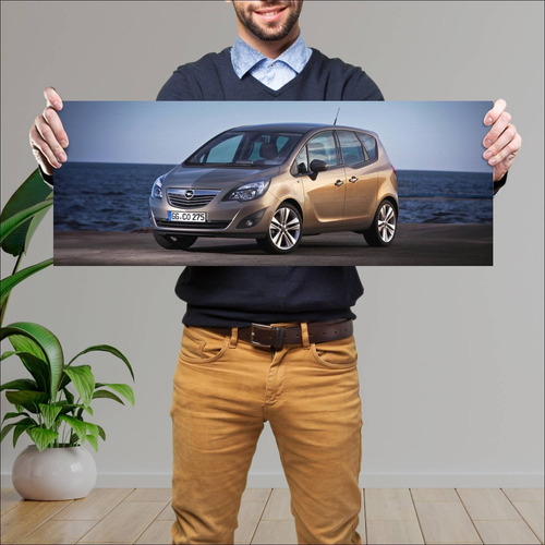 Cuadro 30x80cm Auto 2010 Opel Meriva Auto 514