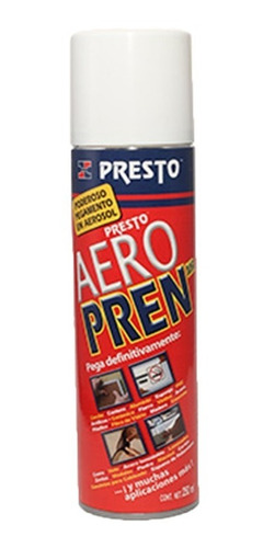 10 Piezas Aeropren Pegamento En Aerosol Presto 250ml