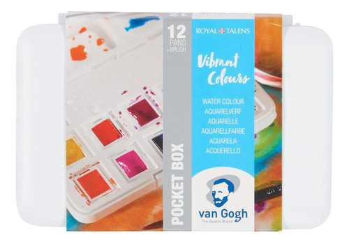 Tableta de acuarela Van Gogh de Royal Talens, 12 colores