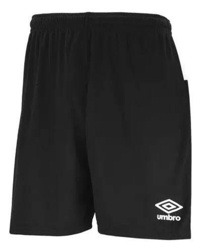 Short Futbol Umbro Hombre Negro Entrenamiento New River