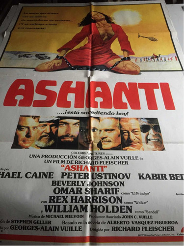Poster Ashanti  William Holden Omar Shariff 1979