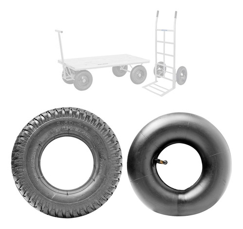 Pneu 2.50-4 Conjunto Completo Pneu + Camara De Ar