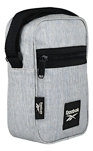 Crossbody Unisex Reebok Recb-ss22 Textil Gris  