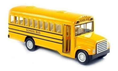 Autobus Escolar De Punta Larga Y Fundicion De 6 Con Accion D