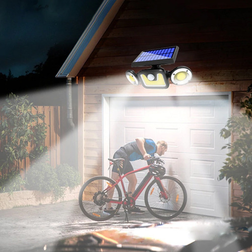 Imagen 5 de 9 de Lámpara Led De Solar Con Sensor Impermeables Aire Libre