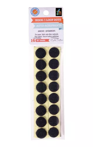 Circulos Adhesivos VELCRO Color Blanco Velcro Macho-Hook