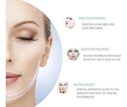 Lifting Instantâneo Tape Tensor Facial Invisible Face Lift 