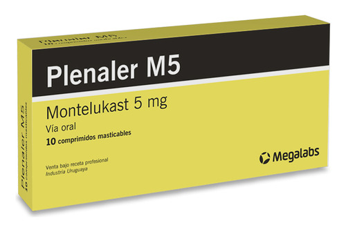 Plenaler® M 5 Mg X 10 Comprimidos Masticables