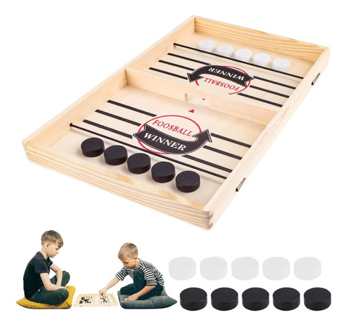 Family Game Fast Hockey Sling Puck Juego De Tablero