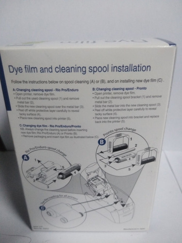 Cinta Magicard Dye Film And Cleaning Spool Ma300ymcko