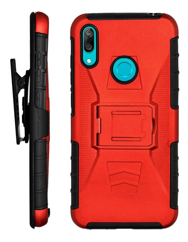 Funda Uso Rudo 3 En 1 Colors Huawei Y7 2019