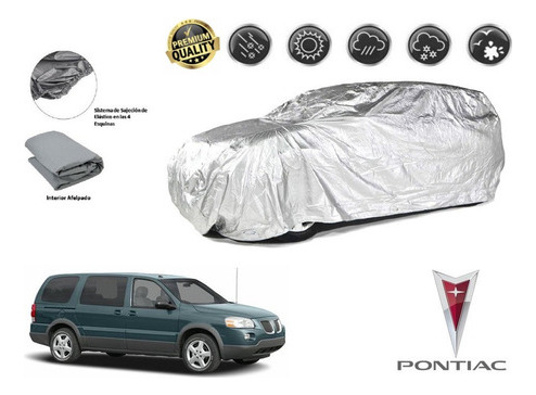 Lona Cubreauto Afelpada Premium Pontiac Montana 2007