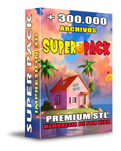 Super Pack Stl, Actualizables De Por Vida, Stl Archivos Plus