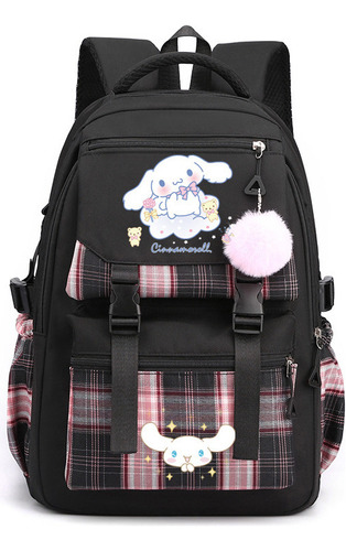 Mochila Estudiante Dibujos Animados Chica Mona De Mochila Jk