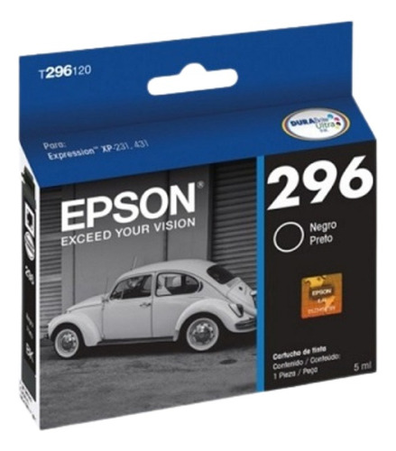 Cartucho Epson Original T296120 Negro