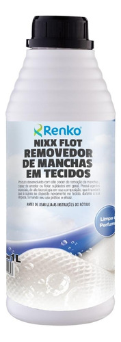 Removedor Tira Manchas De Tecidos Nixx Flor 1 Litro Renko