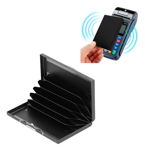 Funda Protectora Para Tarjetas De Crédito Acero Inoxida L