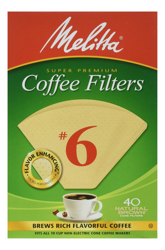 Paquete De Filtros De Caf&eacute; En Forma De Cono Melitta (